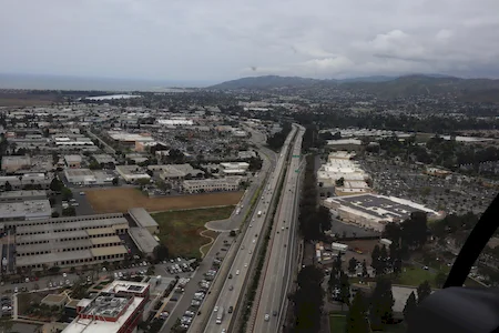 US 101 @ Ventura Police Department