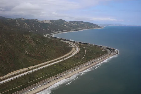 Rincon Parkway Campground & Faria Beach, Santa Barbara County